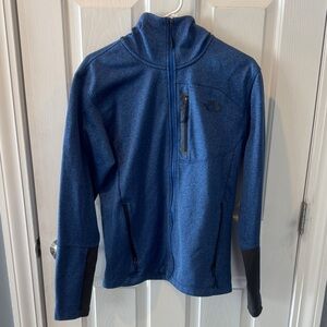 The North Face Blue Zip Hoodie
